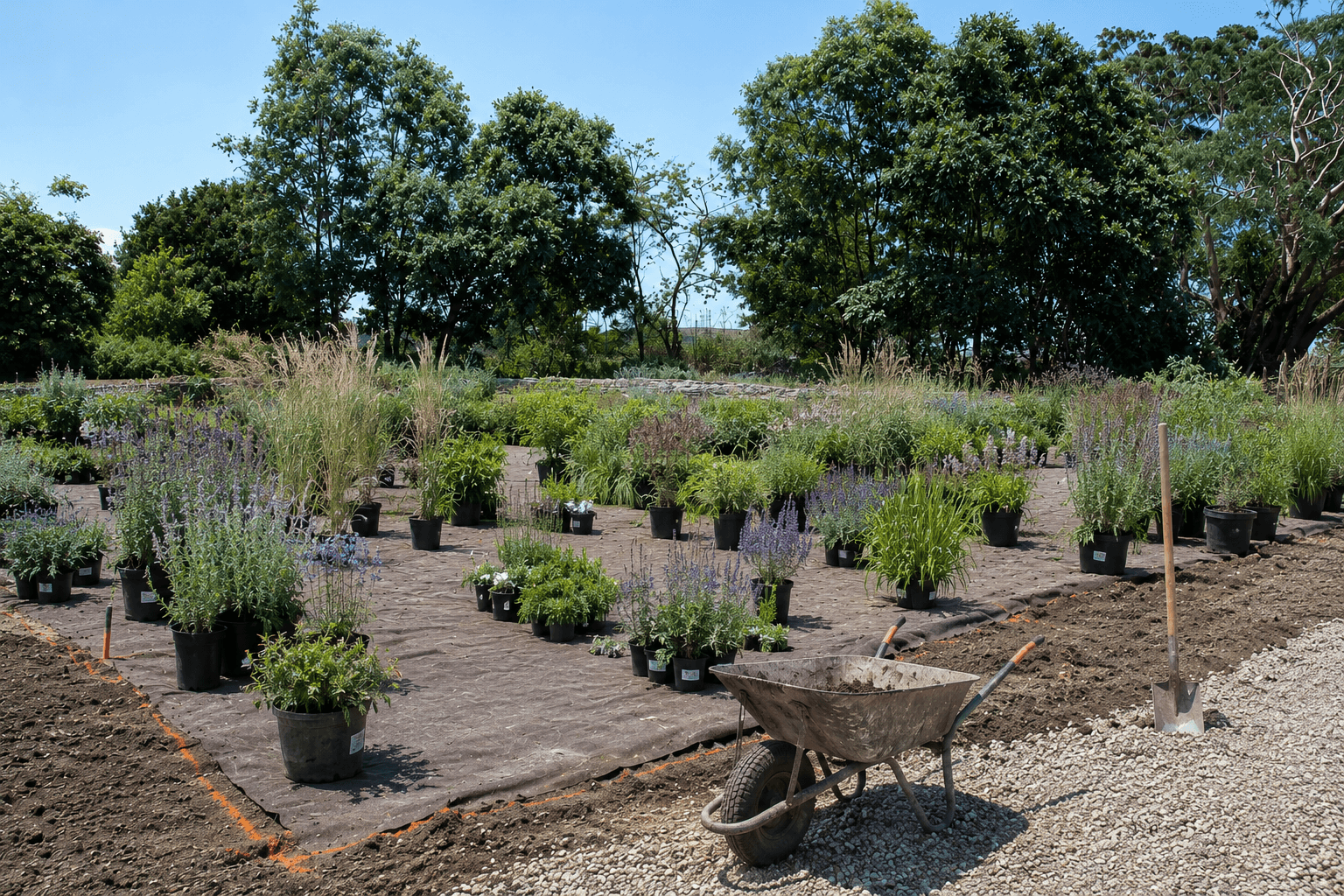 Pendant — jardin de Marc & Claire