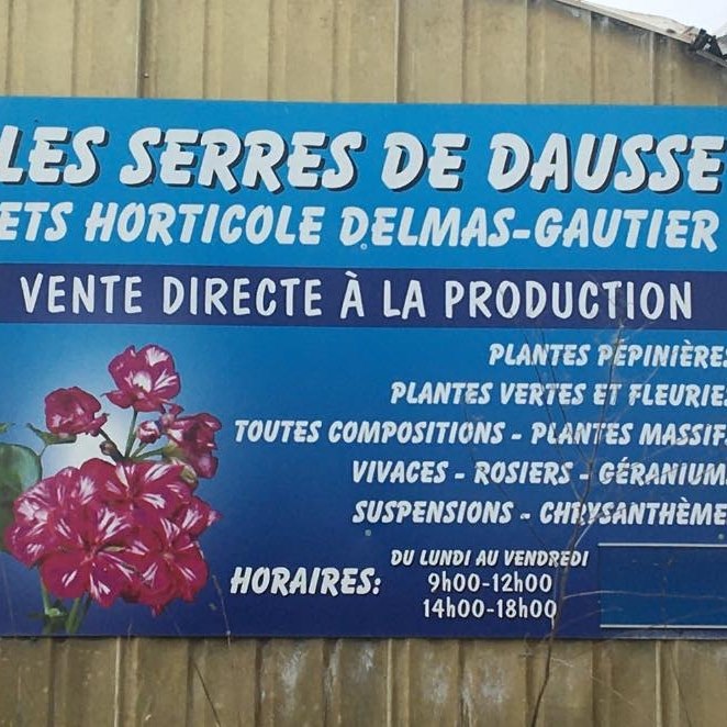 Pancarte des serres familiales